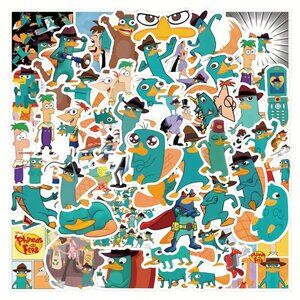 DISNEY Perry the Platypus Phineas & Ferb Large Cartoon Stickers (25 pc) SO CUTE!